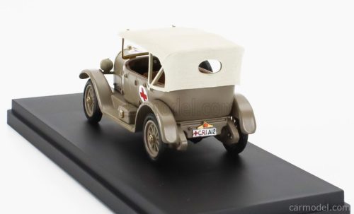 FIAT  501 TORPEDO CROCE ROSSA AMBULANCE - AMBULANZA COLONIALE 1936  MILITARY GREEN BEIGE