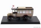 FIAT  15BL TRUCK AMBULANZA C.R.I. CROCE ROSSA ITALIANA 1911  MILITARY BEIGE