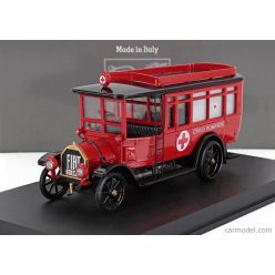 FIAT  15BL OMNIBUS AMBULANZA CIVICI POMPIERI 1920  RED