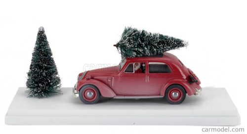 FIAT  1500 1940 - CHRISTMAS EDITION 2025 - CON BABBO NATALE - WITH SANTA CLAUS FIGURE  RED