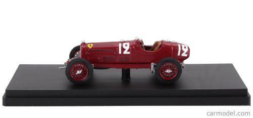 ALFA ROMEO  F1  P3 N 12 MONTLHERY FRANCE GP 1934 LOUIS CHIRON  RED