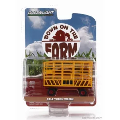 TRAILER  BALE THROW WAGON FOR TRACTOR  YELLOW