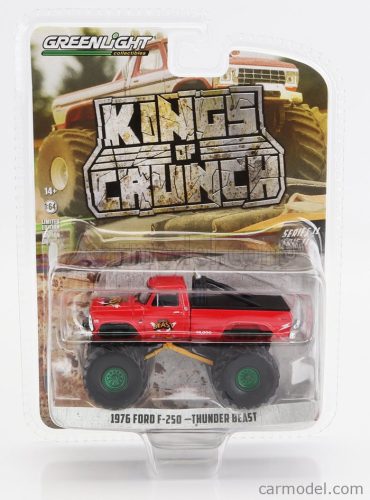 FORD USA  F-250 PICK-UP BIGFOOT MONSTER TRUCK THUNDER BEAST 1976 - GREEN WHEELS  RED