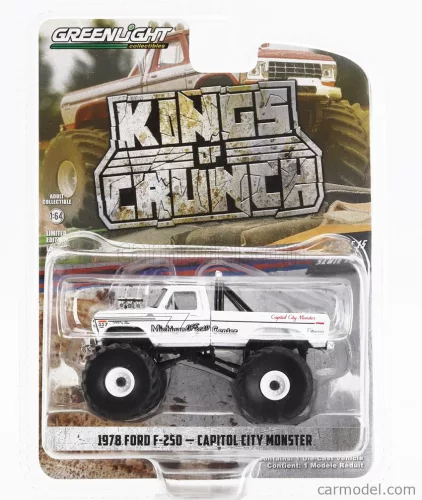 FORD USA  F-250 PICK-UP MONSTER TRUCK CAPITOL CITY 1978  WHITE
