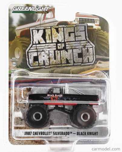 CHEVROLET  SILVERADO PICK-UP MONSTER TRUCK BLACK KNIGHT 1987  BLACK