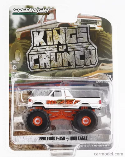 FORD USA  F-350 PICK-UP MONSTER TRUCK IRON EAGLE 1990  WHITE