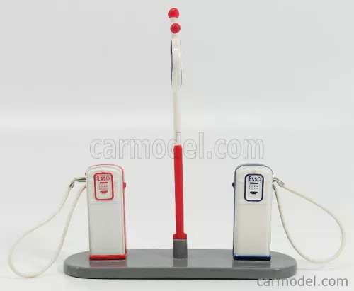 ACCESSORIES  POMPA BENZINA - PUMP OIL GAS FUEL ESSO  RED BLUE WHITE
