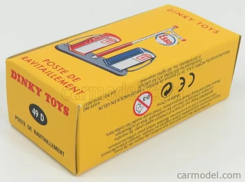 ACCESSORIES  POMPA BENZINA - PUMP OIL GAS FUEL ESSO  RED BLUE WHITE