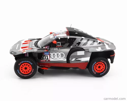 AUDI  Q E-TRON RS TEAM AUDI SPORT N 221 RALLY DAKAR 2023 M EKSTROM - E BERGKVIST  GREY SILVER BLACK