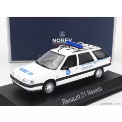   RENAULT  R21 NEVADA SW STATION WAGON SAMU AMBULANCE 1991  WHITE
