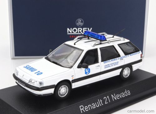 RENAULT  R21 NEVADA SW STATION WAGON SAMU AMBULANCE 1991  WHITE