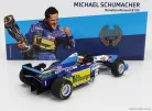 BENETTON  F1  B195 TEAM MILD SEVEN RENAULT N 1 WORLD CHAMPION WINNER PACIFIC GP 1995 MICHAEL SCHUMACHER  BLUE YELLOW