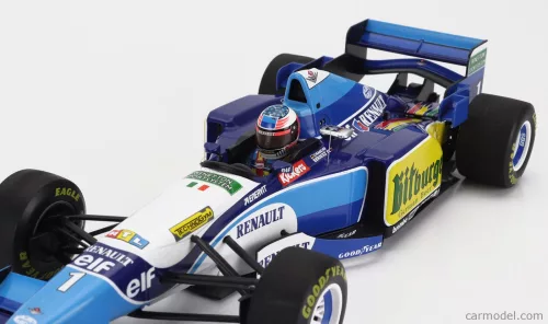 BENETTON  F1  B195 TEAM MILD SEVEN RENAULT N 1 WORLD CHAMPION WINNER PACIFIC GP 1995 MICHAEL SCHUMACHER  BLUE YELLOW