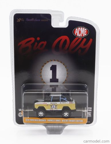 FORD USA  BRONCO N 1 BAJA 1970 - BIG OLY TRIBUTE EDITION  YELLOW MET BLACK