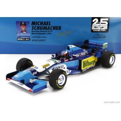   BENETTON  F1 B195 TEAM MILD SEVEN RENAULT N 1 WORLD CHAMPION SEASON 1995 MICHAEL SCHUMACHER  BLUE YELLOW