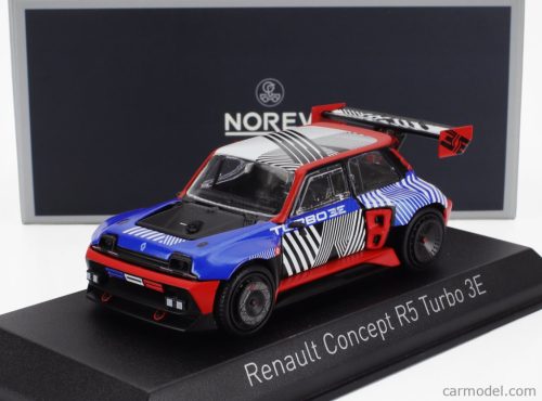 RENAULT  R5 TURBO CONCEPT 3E E-TECH 100% ELECTRIC 2023  BLUE RED