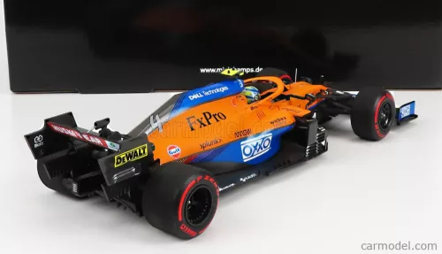 McLAREN  F1  MCL35L MERCEDES M12 EQ POWER+ TEAM MCLAREN N 4 POLE POSITION SOTCHI RUSSIAN GP 2021 LANDO NORRIS