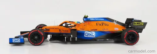 McLAREN  F1  MCL35L MERCEDES M12 EQ POWER+ TEAM MCLAREN N 4 POLE POSITION SOTCHI RUSSIAN GP 2021 LANDO NORRIS