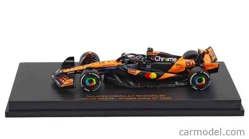 McLAREN  F1  MCL39 TEAM MCLAREN N 81 WINNER CHINA GP 2025 OSCAR PIASTRI  ORANGE BLACK