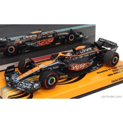   McLAREN  F1  MCL36 MERCEDES TEAM MCLAREN N 28 TEST ABU DHABI 2022 OSCAR PIASTRI  ORANGE BLACK
