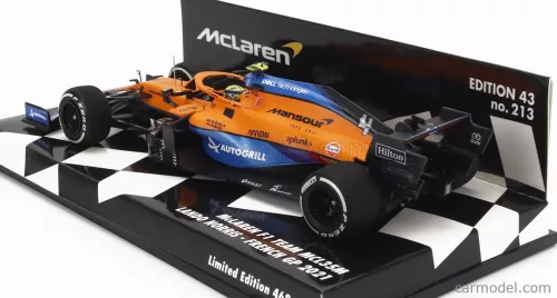 McLAREN  F1  MCL35L MERCEDES M12 EQ POWER+ TEAM MCLAREN N 4 FRENCH GP 2021 LANDO NORRIS