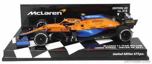 McLAREN  F1  MCL35L MERCEDES M12 EQ POWER+ TEAM MCLAREN N 4 2nd ITALY GP 2021 LANDO NORRIS