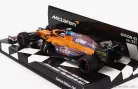 McLAREN  F1  MCL35L TEAM MCLAREN N 4 7th ABU DHABI GP 2021 LANDO NORRIS  ORANGE LIGHT BLUE