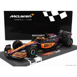   McLAREN  F1  MCL36 TEAM MCLAREN N 3 5th SINGAPORE GP 2022 DANIEL RICCIARDO  ORANGE LIGHT BLUE