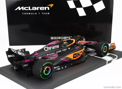 McLAREN  F1  MCL36 TEAM MCLAREN N 4 SINGAPORE GP 2022 LANDO NORRIS  ORANGE LIGHT BLUE