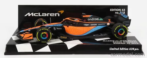 McLAREN  F1  MCL36 MERCEDES TEAM MCLAREN N 3 BAHRAIN GP 2022 DANIEL RICCIARDO