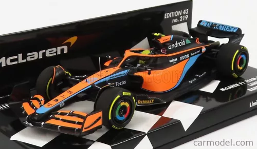 McLAREN  F1  MCL36 MERCEDES TEAM MCLAREN N 4 BAHRAIN GP 2022 LANDO NORRIS  ORANGE LIGHT BLUE