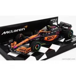   McLAREN  F1  MCL36 MERCEDES TEAM MCLAREN N 3 SINGAPORE GP 2022 DANIEL RICCIARDO  ORANGE LIGHT BLUE