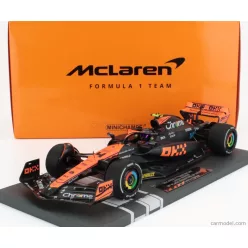   McLAREN  F1  MCL60 TEAM McLAREN N 4 2nd SINGAPORE GP 2023 LANDO NORRIS  ORANGE BLUE BLACK