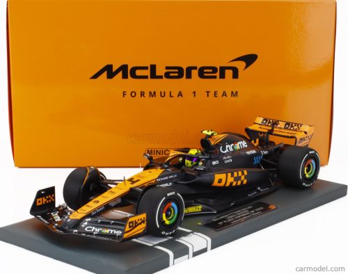McLAREN  F1  MCL60 TEAM McLAREN N 4 2nd JAPAN GP 2023 LANDO NORRIS  ORANGE BLUE BLACK