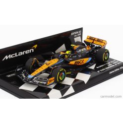   McLAREN  F1  MCL60 TEAM McLAREN N 4 2nd HUNGARIAN GP 2023 LANDO NORRIS  WHITE ORANGE BLACK