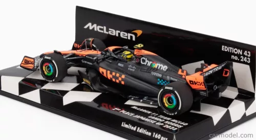 McLAREN  F1  MCL60 TEAM McLAREN N 4 2nd JAPAN GP 2023 LANDO NORRIS  WHITE ORANGE BLACK