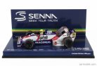 TOLEMAN  F1  TG183B HART N 19 BRAZILIAN GP DIRTY VERSION 1984 AYRTON SENNA  WHITE BLUE RED