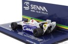 TOLEMAN  F1  TG184 HART TURBO N 19 2nd MONACO GP DIRTY VERSION 1984 AYRTON SENNA  WHITE BLUE