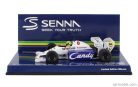TOLEMAN  F1  TG184 HART TURBO N 19 2nd MONACO GP DIRTY VERSION 1984 AYRTON SENNA  WHITE BLUE