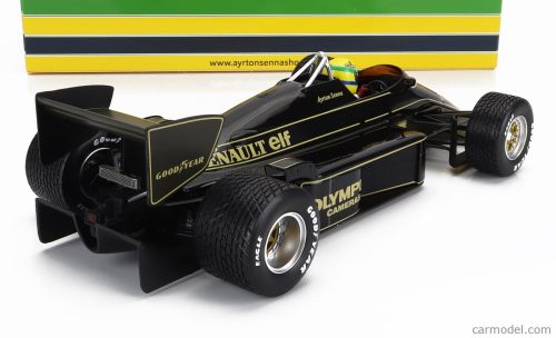 LOTUS  F1  97T RENAULT TURBO N 12 WINNER PORTUGAL GP WITH RAIN TIRES 1985 AYRTON SENNA