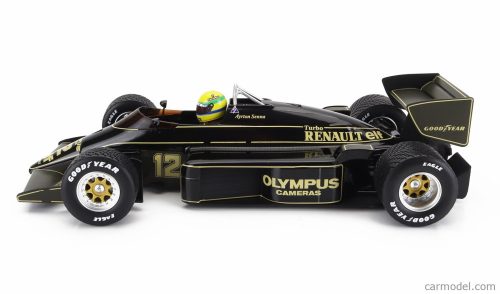 LOTUS  F1  97T RENAULT TURBO N 12 WINNER PORTUGAL GP WITH RAIN TIRES 1985 AYRTON SENNA