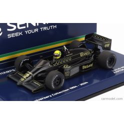   LOTUS  F1  98T RENAULT TURBO N 12 SEASON DIRTY VERSION 1986 AYRTON SENNA  BLACK GOLD