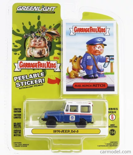 JEEP  DJ-5 MAIL MUNCH MITCH 1970  BLUE WHITE