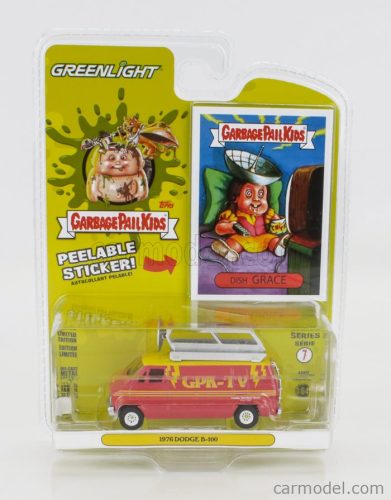 DODGE  B-100 VAN GPK-TV 1976 - GARBAGE PAIL KIDS  PINK YELLOW