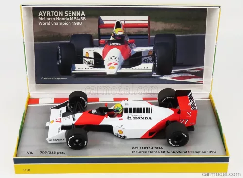 McLAREN F1 MP4/5B HONDA V10 TEAM MARLBORO N 27 AYRTON SENNA SEASON 1990 WORLD CHAMPION