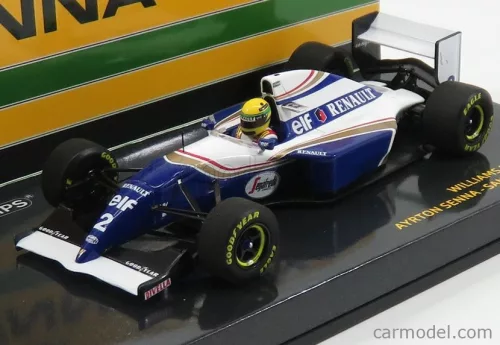 WILLIAMS  F1  RENAULT FW16 N 2 SAN MARINO ITALY GP 1994 AYRTON SENNA  WHITE BLUE