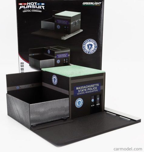 ACCESSORIES  SET OFFICINA GARAGE MECHANIC'S CORNER PURSUIT CENTRAL COMMAND MASSACHUSETTS HIGHWAY PATROL STATION  BROWN GREEN