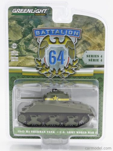 TANK  M4 SHERMAN MILTARY 1943  MILITARY GREEN