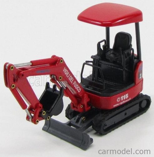 KOMATSU  PC18 - RUSPA CINGOLATA - CRANE FIRE ENGINE  RED BLACK