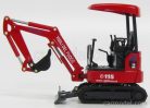 KOMATSU  PC18 - RUSPA CINGOLATA - CRANE FIRE ENGINE  RED BLACK